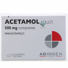 Acetamol adulti 500mg paracetamolo (20 compresse orali)
