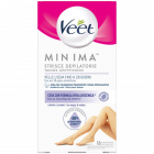 Veet Minima strisce depilatorie corpo e gambe (16 pz) + salviette post epilazione (2 pz)