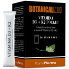 Botanical Mix integratore Vitamina D3 + K2 pocket (30 stick pack)