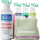Saugella Dermoliquido pH 3,5 limited edition (500 ml) + omaggio bag prèt a porter + 3 campioni