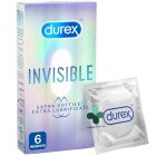 Durex Invisible profilattici extra sottili e extra lubrificati (6 pz)