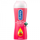 Durex Massage 2in1 Stimulating gel massaggio corpo e lubrificante intimo con Guaranà (200 ml)