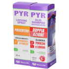 Pyr abbinata lozione spray preventiva (125ml) + olio shampoo doppia azione antipediculosi (150) + 1 pettine lendini