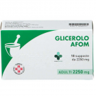 Glicerolo afom 2250mg adulti (18 supposte)