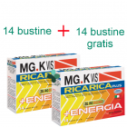 MG K VIS Ricarica Plus zero zuccheri + energia arancia (14 bustin + 14 bustine gratis)
