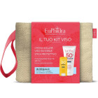 Euphidra kit viso pochette crema viso solare 50+(50 ml)+ stick solare 50+ (8 ml)