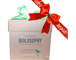Euphidra Biolosophy dermocosmesi biologica italiana Cofanetto corpo idee regalo (1 crema corpo protettiva 150ml + doccia gel protettivo 200ml)