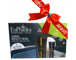 Euphidra Uomo beauty box idee regalo (crema viso 50ml + doccia shampoo 200ml + necessaire omaggio)