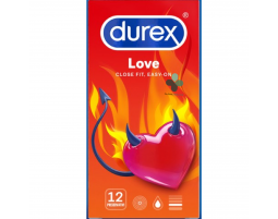 Durex Love Sex profilattici anatomici con forma Easy-On (12 pz)