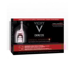 Vichy Dercos Aminexil Intensive trattamento anticaduta temporanea capelli Uomo (42 fiale)