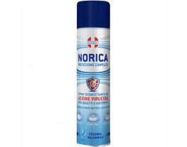 Norica disinfettante virucida spray per oggetti e superfici protezione completa essenza balsamica (300 ml)