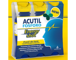 Acutil Fosforo Energy Shot (3 flaconi x 60 ml ciascuno)