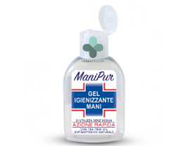 ManiPur gel igienizzante mani con alcool e tea tree oil (70 ml)
