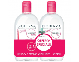 Bioderma Sensibio H2O Acqua micellare struccante pelli sensibili bipack (2 x 500ml)
