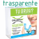 Dr Brux Bite Notte trasparente per arcata superiore + custodia (1 pz)