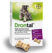 Drontal Multi Aroma Carne 2 compresse per cani