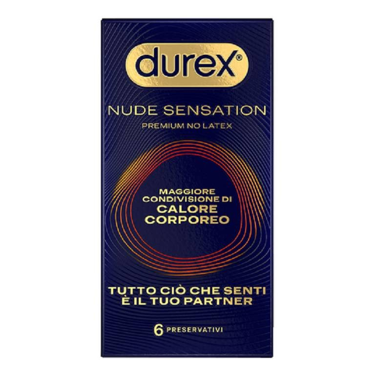 Durex Preservativi Nitrile Extra Lubrificati Sensation, 6 Pezzi