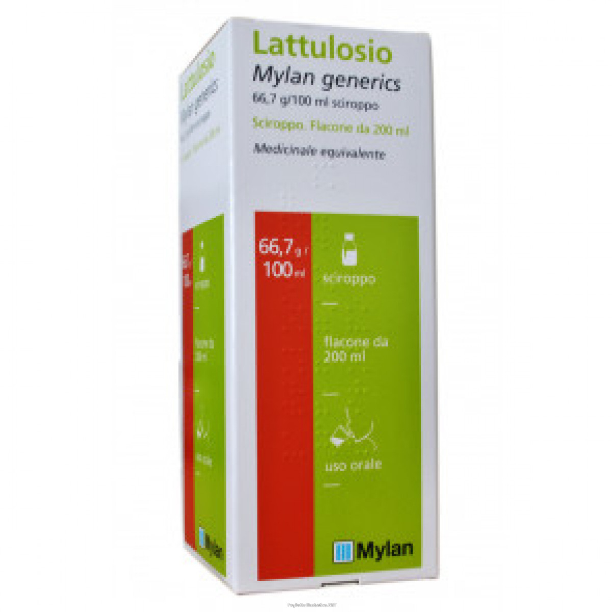 mylan lattulosio generico 66,7% sciroppo (200 ml)