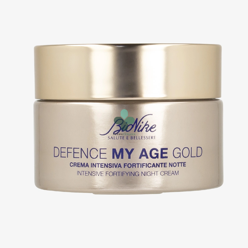 BioNike Defence My Age Gold - Crema Notte Rimpolpante e Idratante