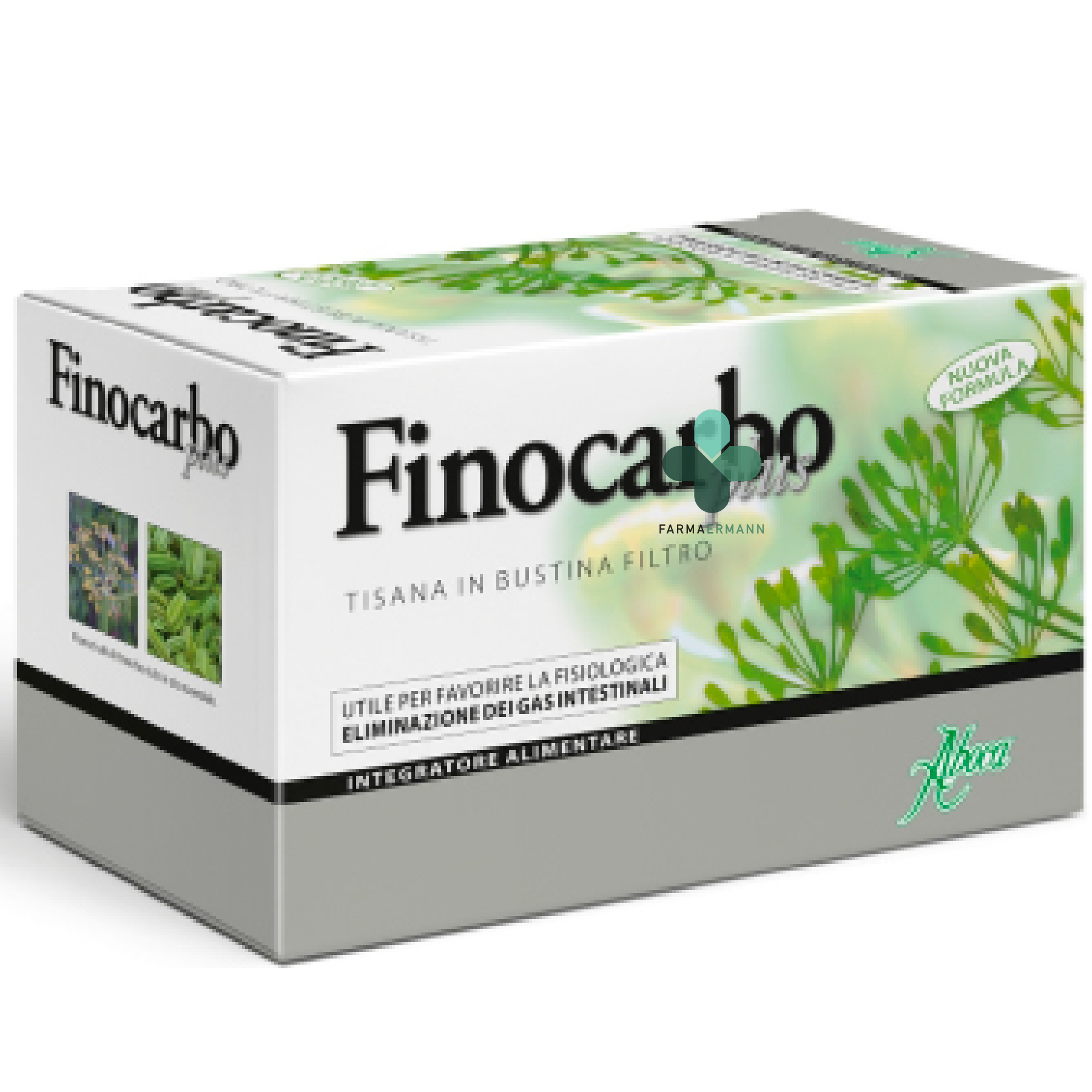 Finocarbo Plus Tisana - Aiuta a Ridurre i Gas Intestinali con Erbe Naturali