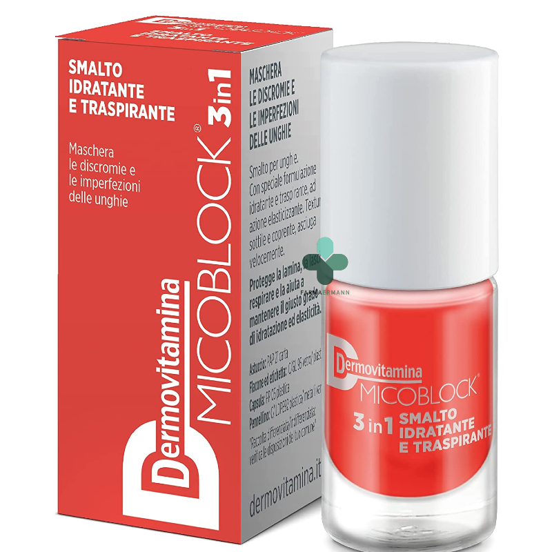 Dermovitamina Smalto Idratante per Unghie Arancio Brillante