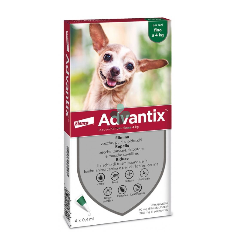 Advantix Spot on per Cani fino a 4kg (6 pipette) img
