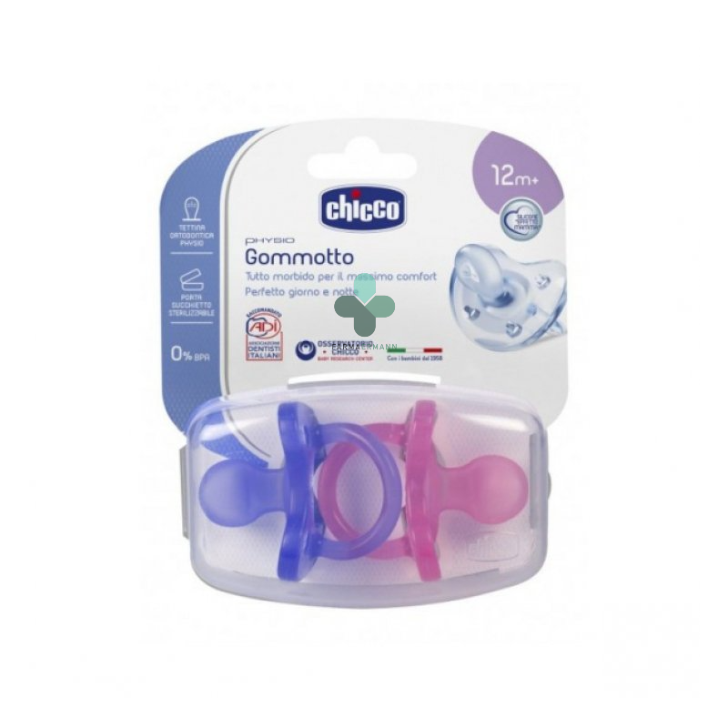 chicco (artsana spa) chicco gommotto in silicone girl 16-36 mesi (2 pezzi)