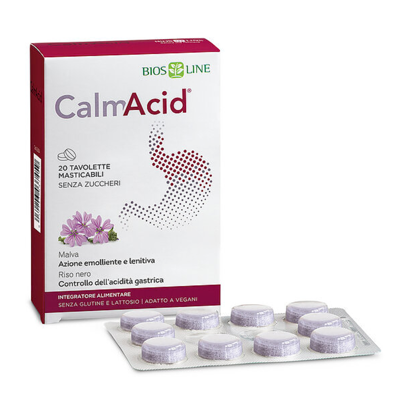 Calmacid Integratore Per Bruciore Di Stomaco Con Tavolette Masticabili