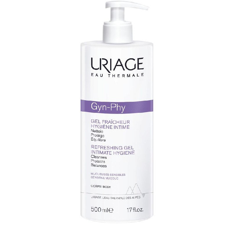 Uriage Gyn Phy - Gel Detergente Intimo Rinfrescante, 500ml