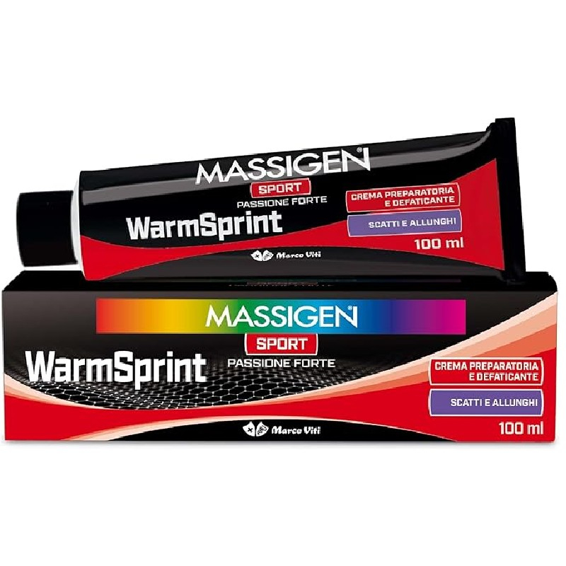 Massigen WarmSprint Crema Preparatoria per Muscoli, 100ml