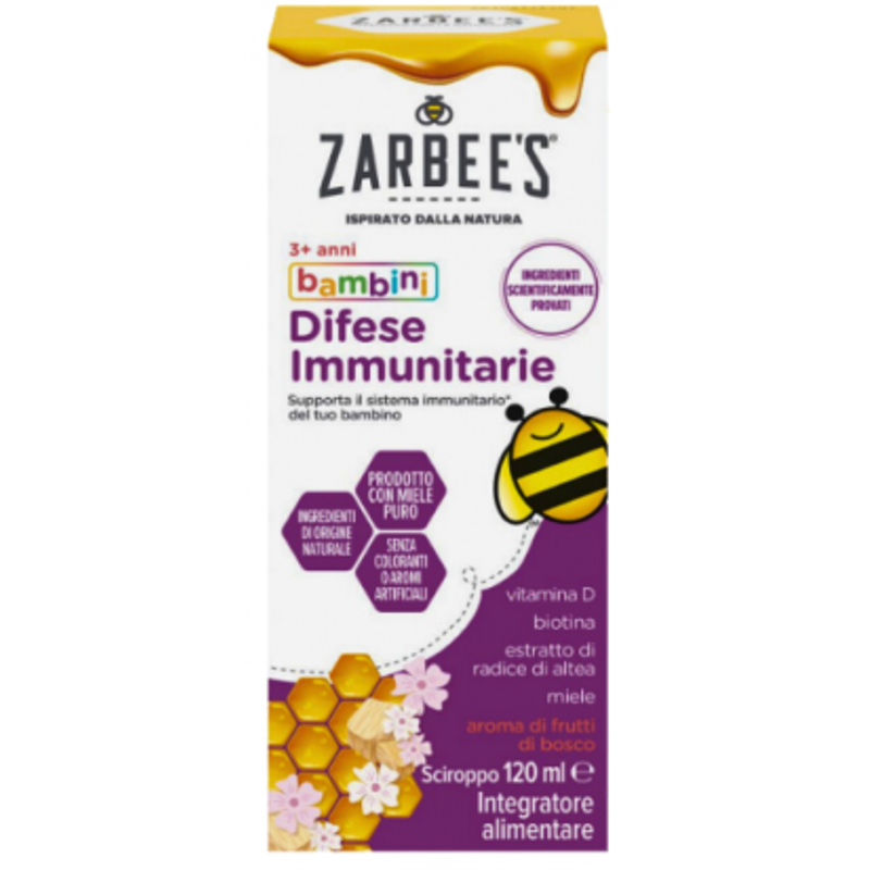 Zarbee's Sciroppo Immunitario per Bambini con Vitamine 120 ml