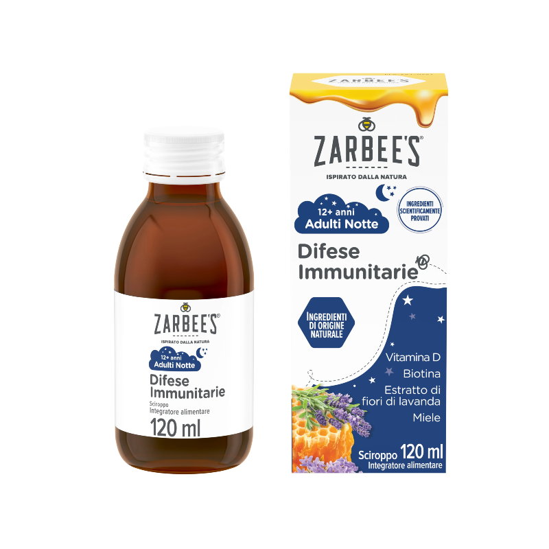 Zarbee's Sciroppo Immunitario Notte per Adulti, 120ml